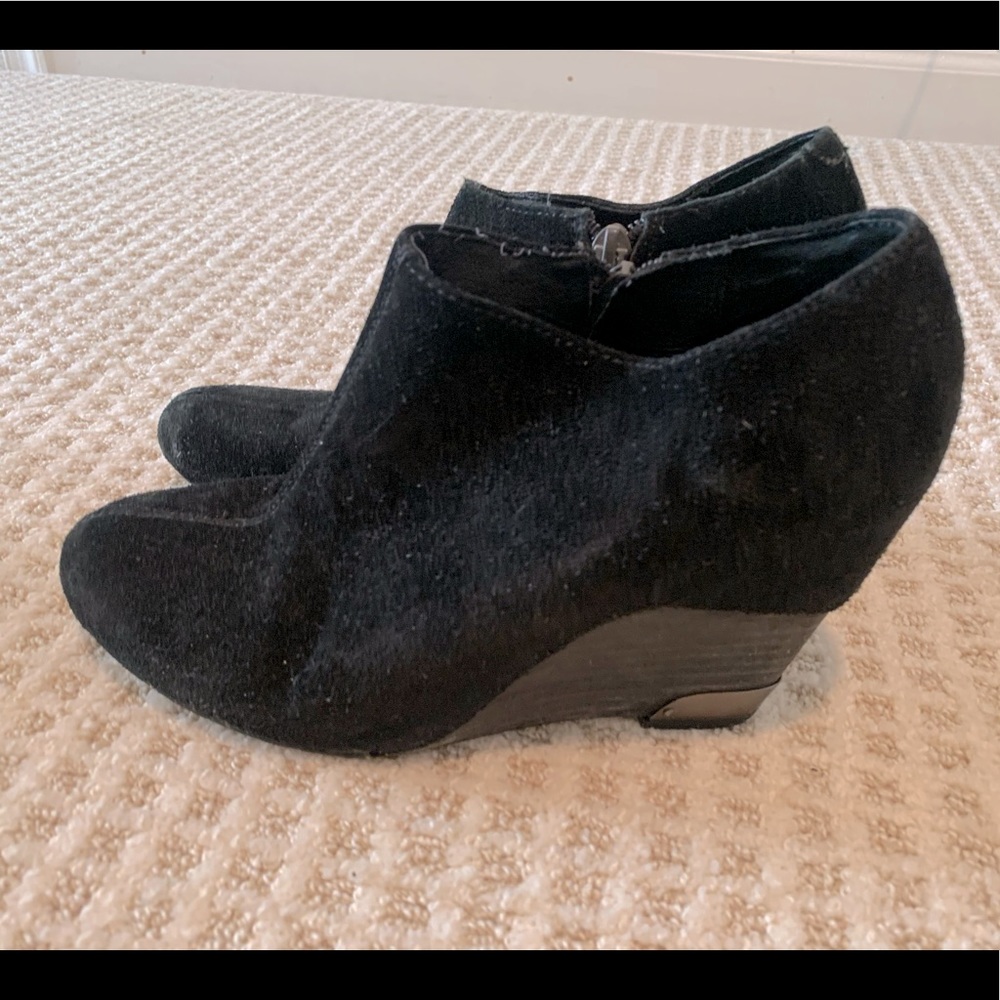 Vince Camuto suede high heel booties